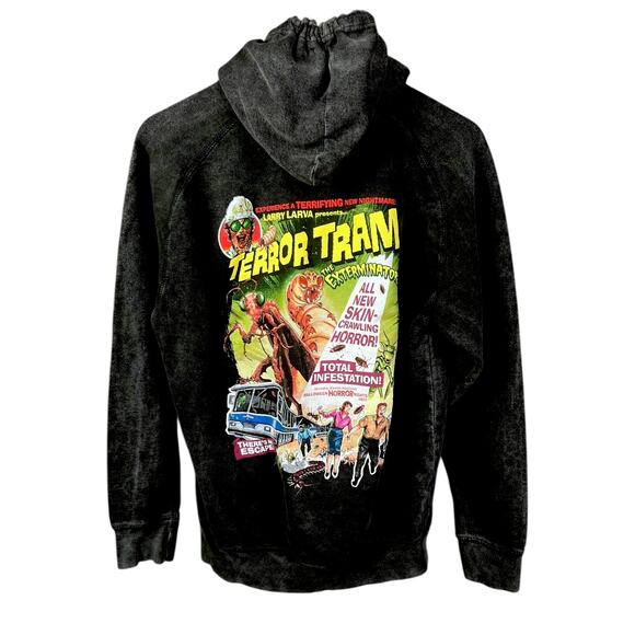 Universal Studios Halloween Horror Nights 2023 Terror Tram Hoodie - M - Picture 2 of 6